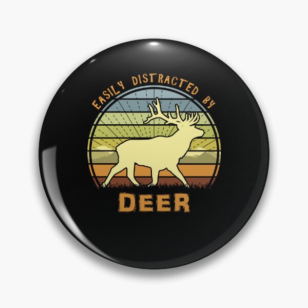 Item preview, Easily Distracted By Deer Retro Sunset designed and sold by marke770.