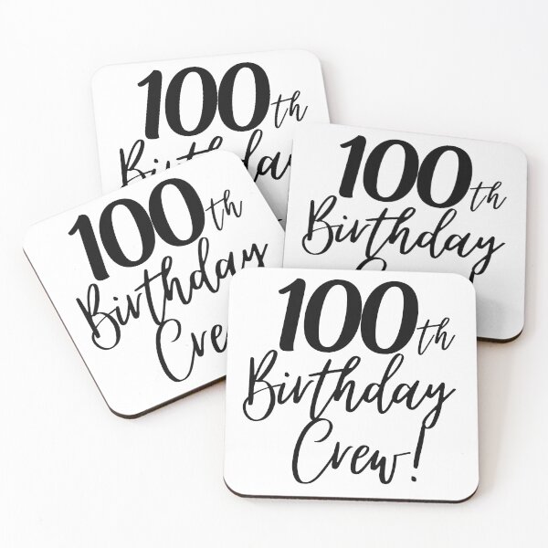 Item preview, 100th Birthday Crew | 100 Years Squad designed and sold by highflycrafts.