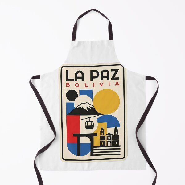 Item preview, Retro La Paz Bolivia Geometric Travel Scene designed and sold by k3rstman1.