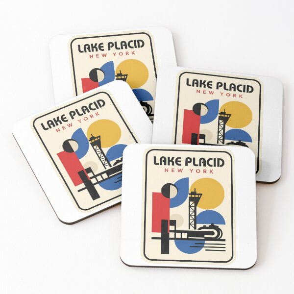 Item preview, Lake Placid New York Retro Geometric Bauhaus designed and sold by k3rstman1.
