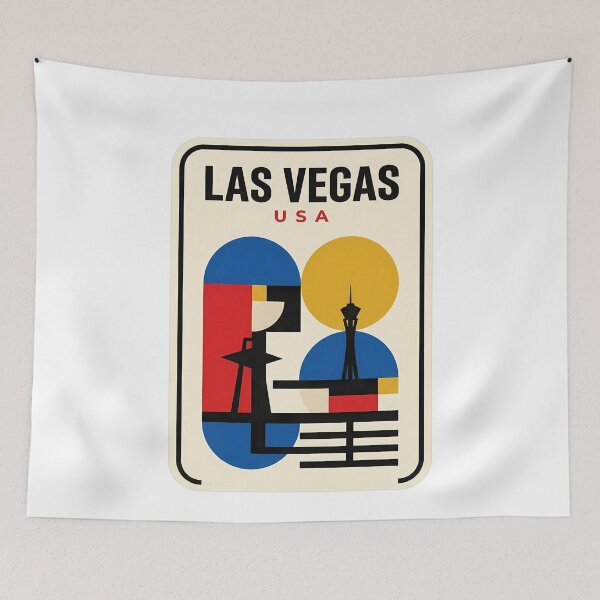 Item preview, Vintage Geometric Las Vegas USA Skyline designed and sold by k3rstman1.