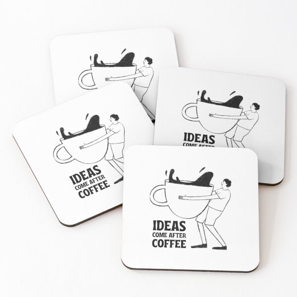 Item preview, Ideas Come After Coffee designed and sold by foryourjoy.