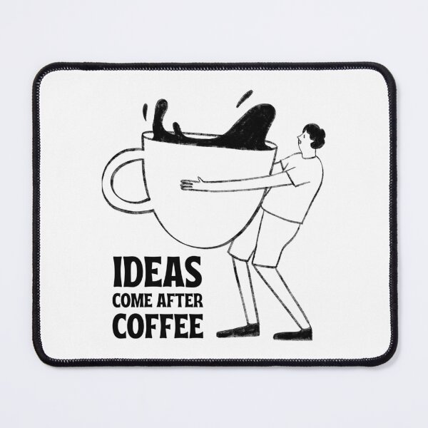 Item preview, Ideas Come After Coffee designed and sold by foryourjoy.