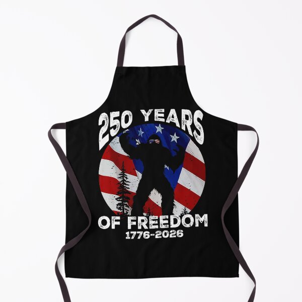 Item preview, Bigfoot Patriotic 250 Years Freedom American Flag 4th July designed and sold by SecretDicer.