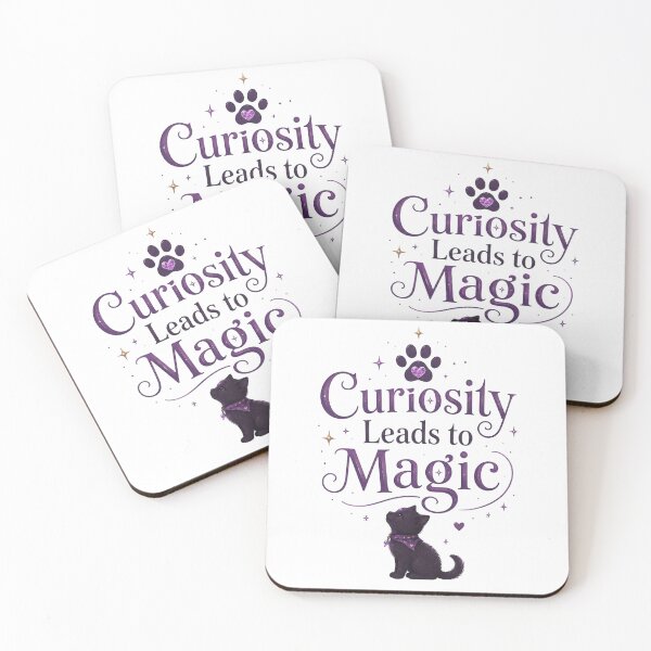 Item preview, Curiosity Leads to Magic designed and sold by Potions-and-Paw.
