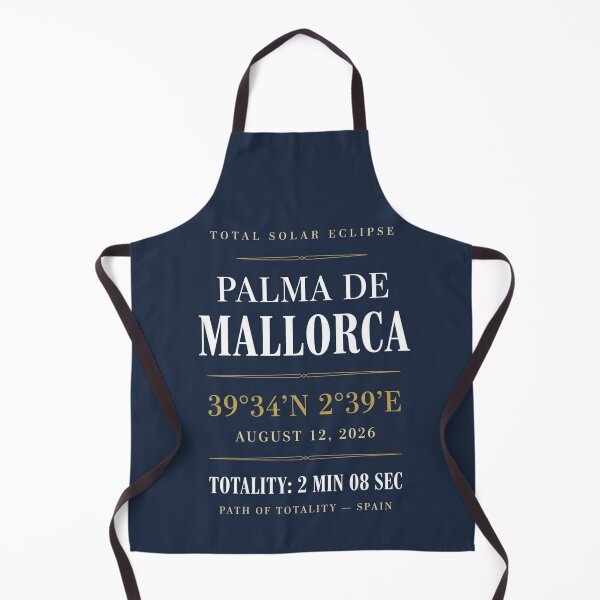 Item preview, Palma de Mallorca Eclipse 2026 Path of Totality designed and sold by CalmCapy Co.