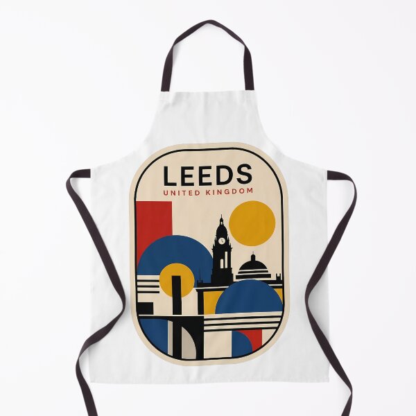 Item preview, Leeds United Kingdom Abstract City Skyline Bauhaus designed and sold by k3rstman1.