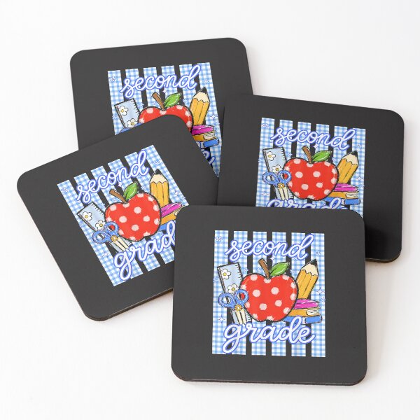 Item preview, Second Grade Preppy Apple School Supplies Back to School Design designed and sold by kiralynstration.