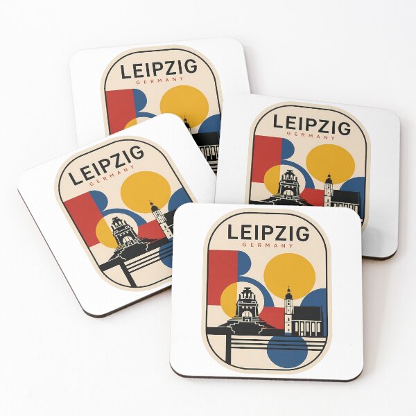Item preview, Retro Leipzig Germany Bauhaus Style City Landmarks designed and sold by k3rstman1.