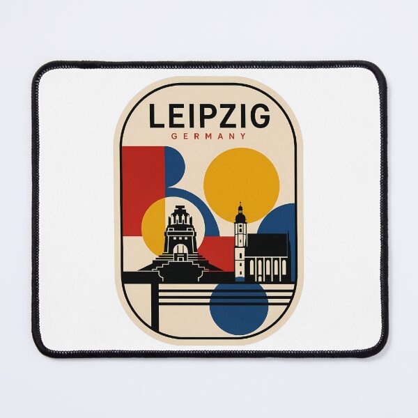 Item preview, Retro Leipzig Germany Bauhaus Style City Landmarks designed and sold by k3rstman1.