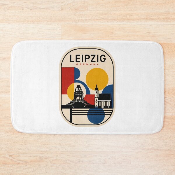 Item preview, Retro Leipzig Germany Bauhaus Style City Landmarks designed and sold by k3rstman1.