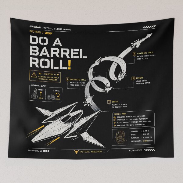 Item preview, Arwing Tactical Evasion designed and sold by agearb.