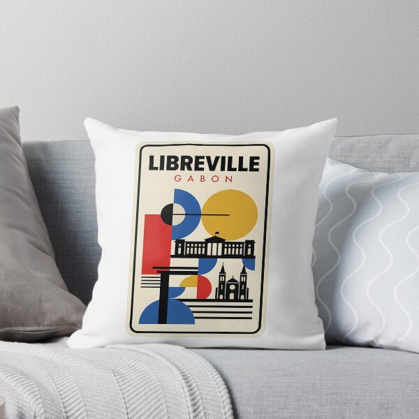 Item preview, Libreville Gabon Geometric Bauhaus Travel Poster designed and sold by k3rstman1.