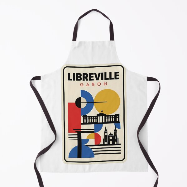 Item preview, Libreville Gabon Geometric Bauhaus Travel Poster designed and sold by k3rstman1.