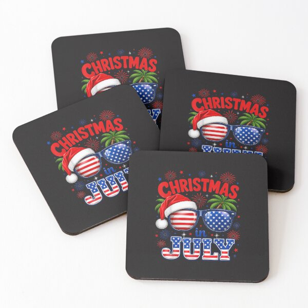 Item preview, Christmas In July USA Flag Sunglasses Summer Beach Patriotic Party designed and sold by kiralynstration.