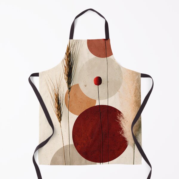Item preview, Boho Dried Pampas Grass Terracotta Abstract Art designed and sold by daila70.