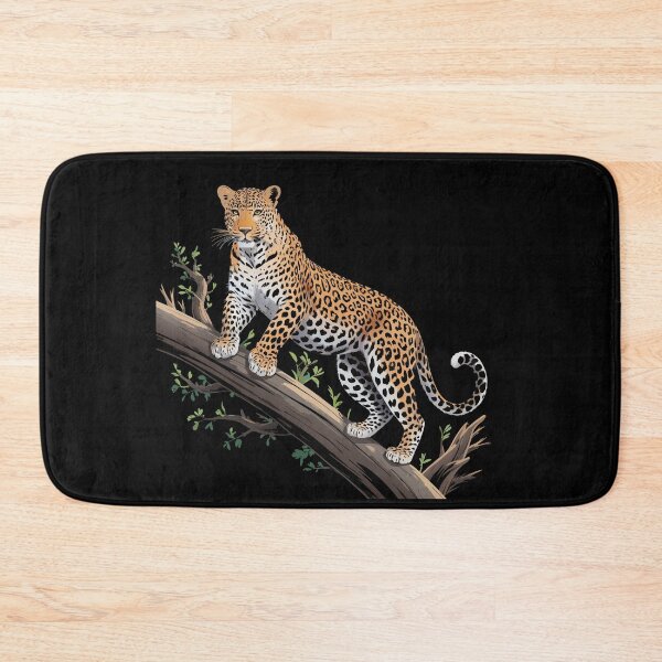 Item preview, Wildlife leopard Illustration designed and sold by Royalsticker.