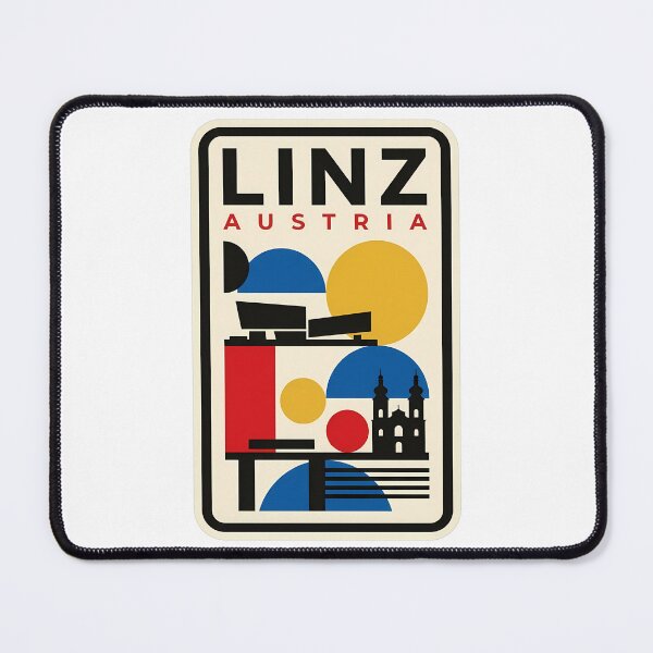 Item preview, Linz Austria Modernist Bauhaus Geometric Cityscape designed and sold by k3rstman1.