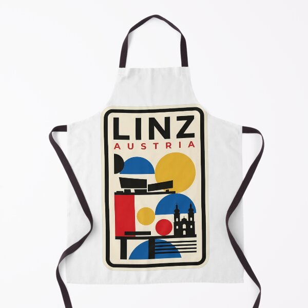 Item preview, Linz Austria Modernist Bauhaus Geometric Cityscape designed and sold by k3rstman1.