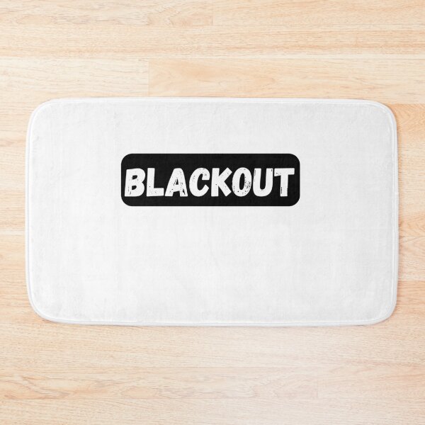Item preview, Blackout Dark Minimal Typography Design designed and sold by variant designer.