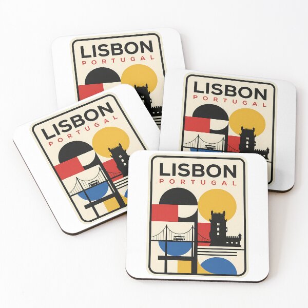 Item preview, Minimalist Lisbon Portugal Travel Belem Tower Tram designed and sold by k3rstman1.