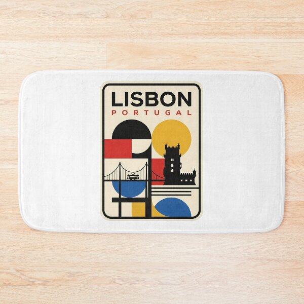 Item preview, Minimalist Lisbon Portugal Travel Belem Tower Tram designed and sold by k3rstman1.