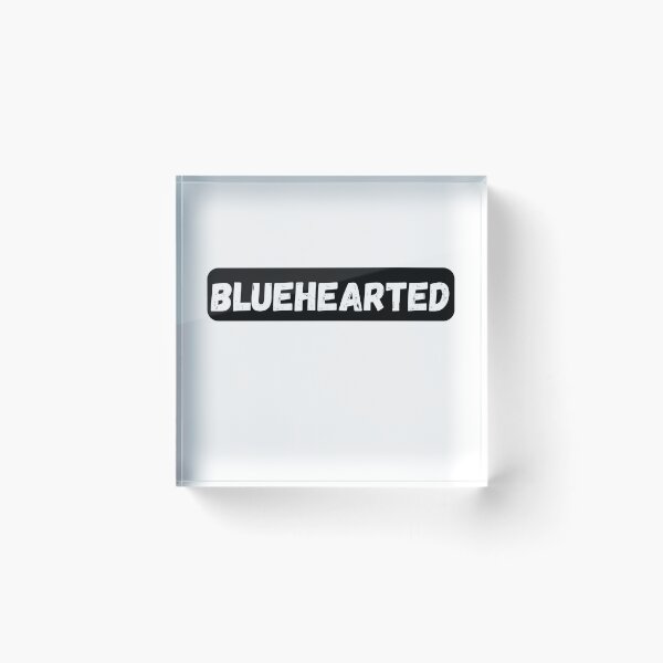 Item preview, Bluehearted Sad Aesthetic Typography Design designed and sold by variant designer.