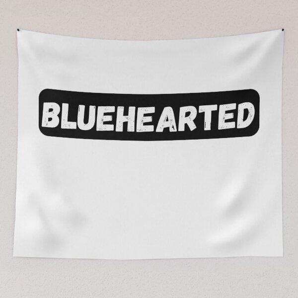 Item preview, Bluehearted Sad Aesthetic Typography Design designed and sold by variant designer.