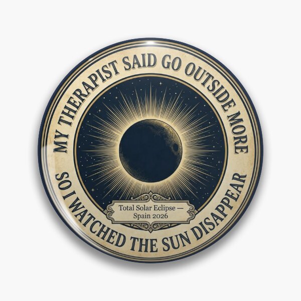 Item preview, My Therapist Said Go Outside Solar Eclipse 2026 designed and sold by CalmCapy Co.