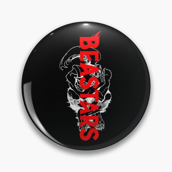 Item preview, Legoshi Grey Wolf Silhouette Bold Red Lettering designed and sold by Keewdy.