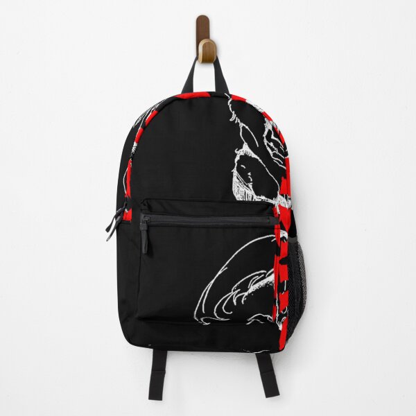 Item preview, Legoshi Grey Wolf Silhouette Bold Red Lettering designed and sold by Keewdy.