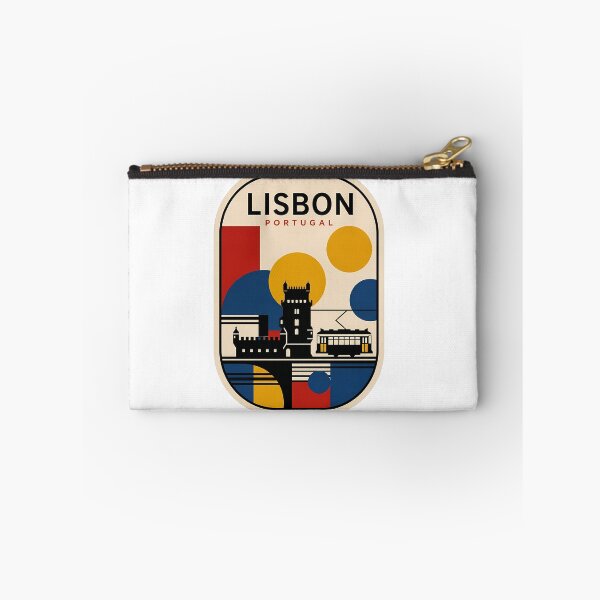 Item preview, Lisbon Portugal Retro Geometric Belem Tower Tram designed and sold by k3rstman1.