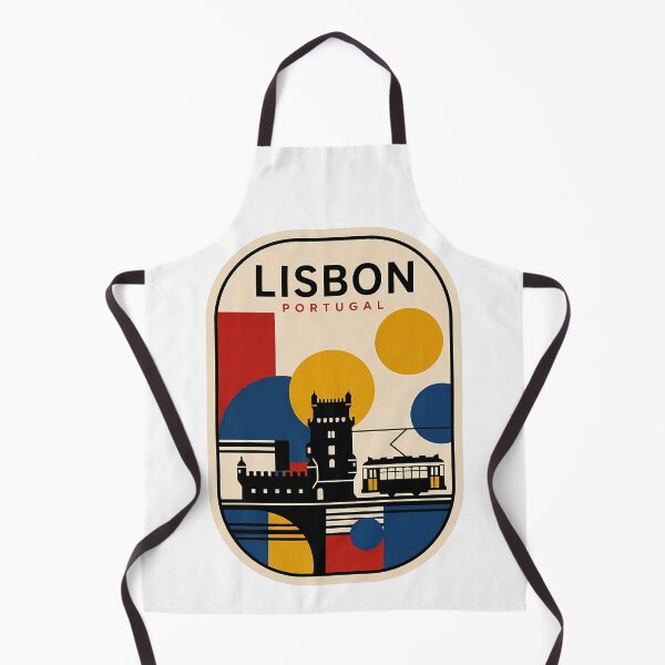 Item preview, Lisbon Portugal Retro Geometric Belem Tower Tram designed and sold by k3rstman1.