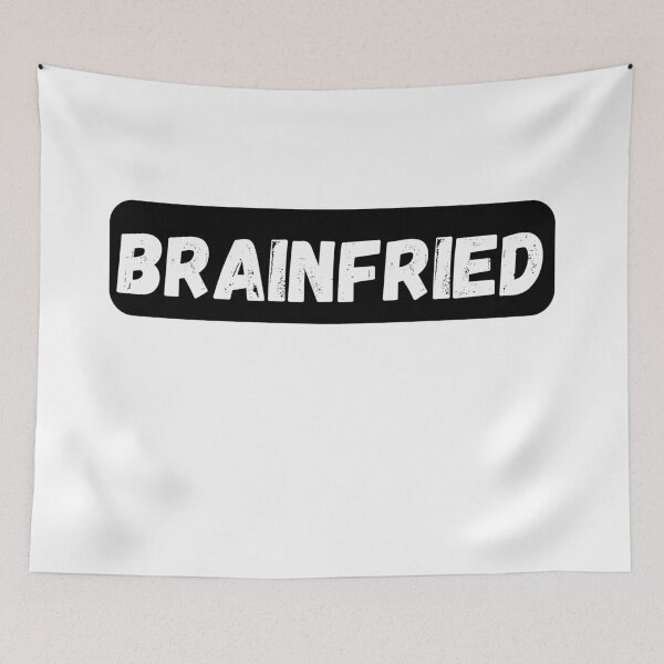 Item preview, Brainfried Burnout Typography Design designed and sold by variant designer.