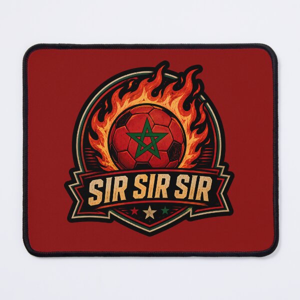Item preview, Sir Sir Sir Moroccan Football Fan designed and sold by DemureArtsy.