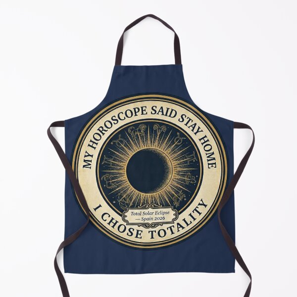 Item preview,  My Horoscope Said Stay Home Eclipse Spain 2026  designed and sold by CalmCapy Co.