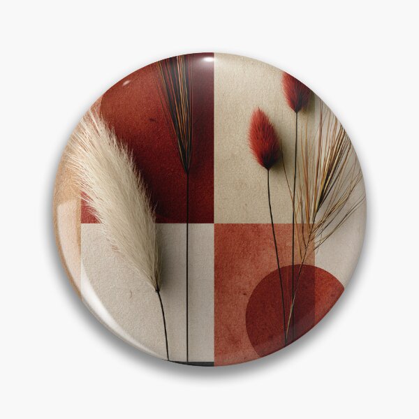 Item preview, Abstract Dried Wheat Boho Earth Tone Collage designed and sold by daila70.
