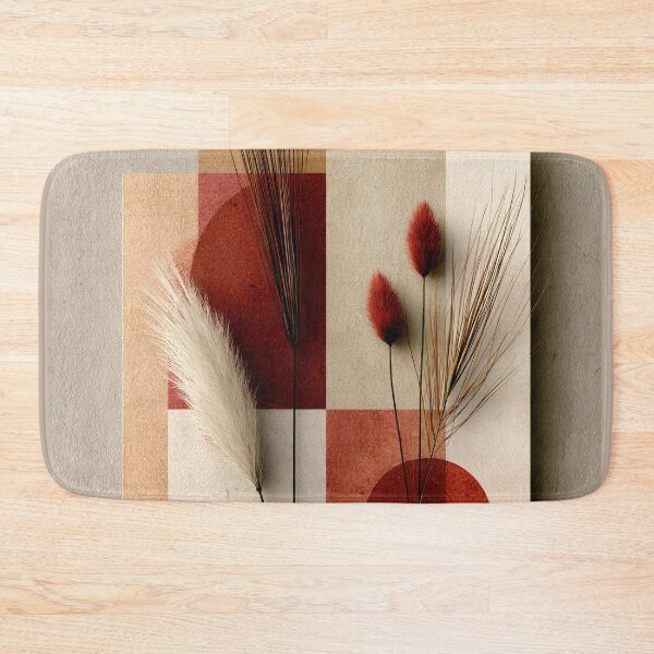 Item preview, Abstract Dried Wheat Boho Earth Tone Collage designed and sold by daila70.