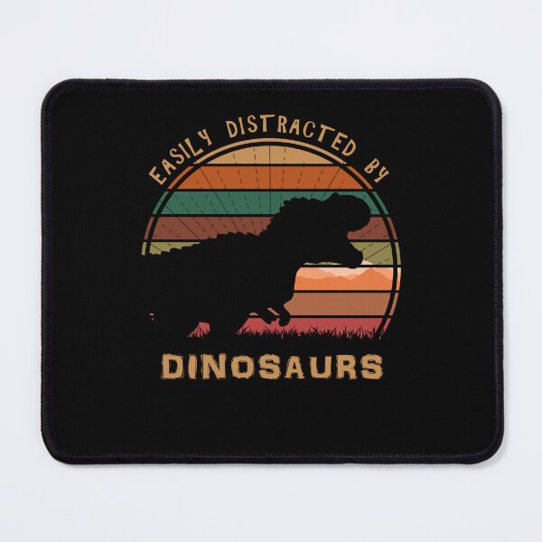 Item preview, Easily Distracted By Dinosaurs Retro Sunset T-Rex designed and sold by marke770.