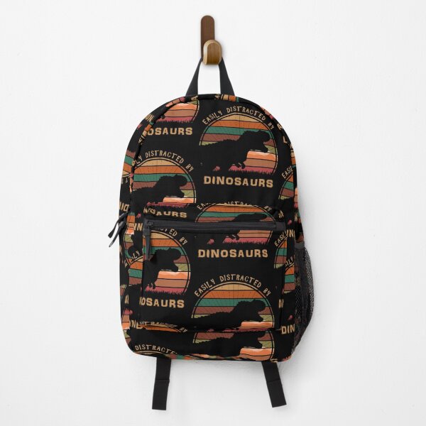 Item preview, Easily Distracted By Dinosaurs Retro Sunset T-Rex designed and sold by marke770.