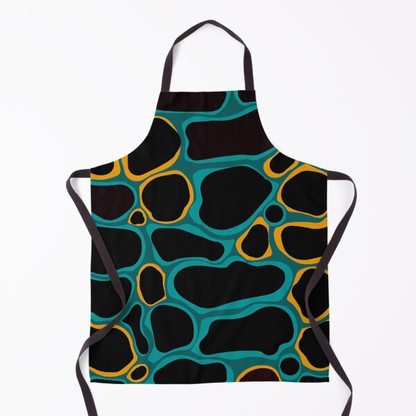 Item preview, Tortoiseshell - Abstract composition in black, teal and yellow E5 designed and sold by StefanStudioArt.