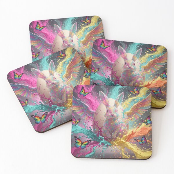 Item preview, Fantasy Easter Bunny Color Explosion designed and sold by Whispers of Light✨.