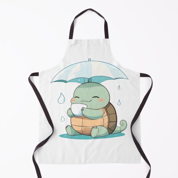 Item preview, Rainy Day Turtle — Cozy Kawaii Turtle Sticker designed and sold by tommysworks.