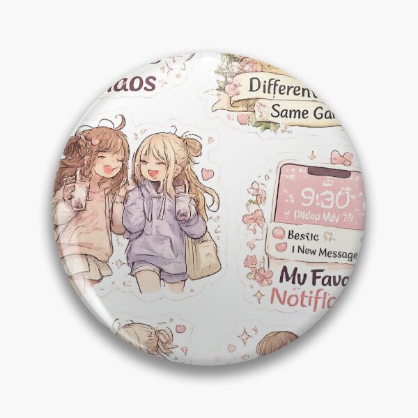 Item preview, Cute Girls Friendship Sticker Pack designed and sold by bhoomi2005b.