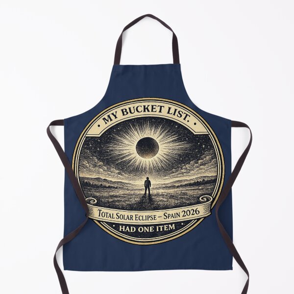 Item preview, My Bucket List Had One Item Eclipse Spain 2026 designed and sold by CalmCapy Co.