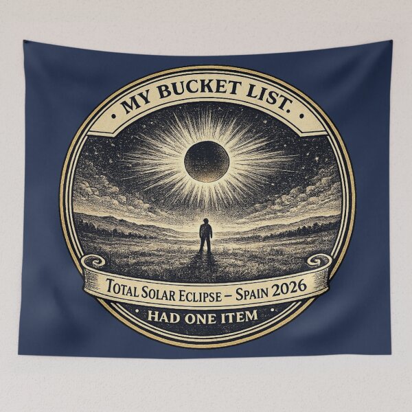 Item preview,  My Bucket List Had One Item Eclipse Spain 2026 designed and sold by CalmCapy Co.