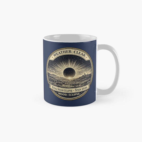 Item preview,  Weather Clear Mood Eclipse Spain 2026 designed and sold by CalmCapy Co.