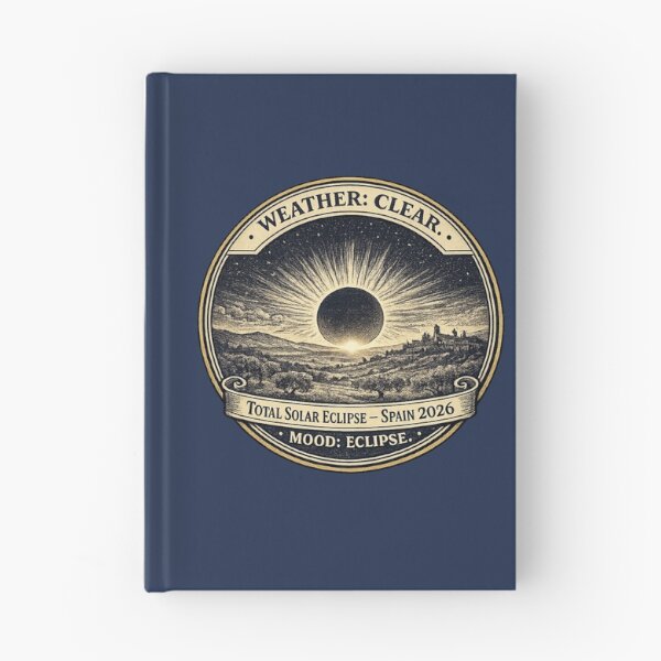 Item preview,  Weather Clear Mood Eclipse Spain 2026 designed and sold by CalmCapy Co.