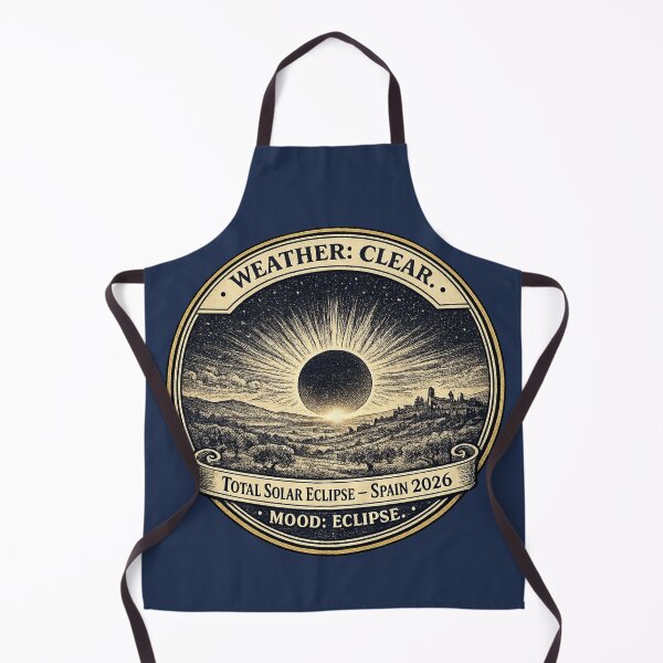 Item preview,  Weather Clear Mood Eclipse Spain 2026 designed and sold by CalmCapy Co.