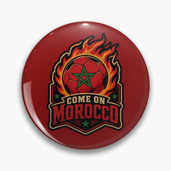 Item preview, Come On Morocco Football Fan designed and sold by DemureArtsy.